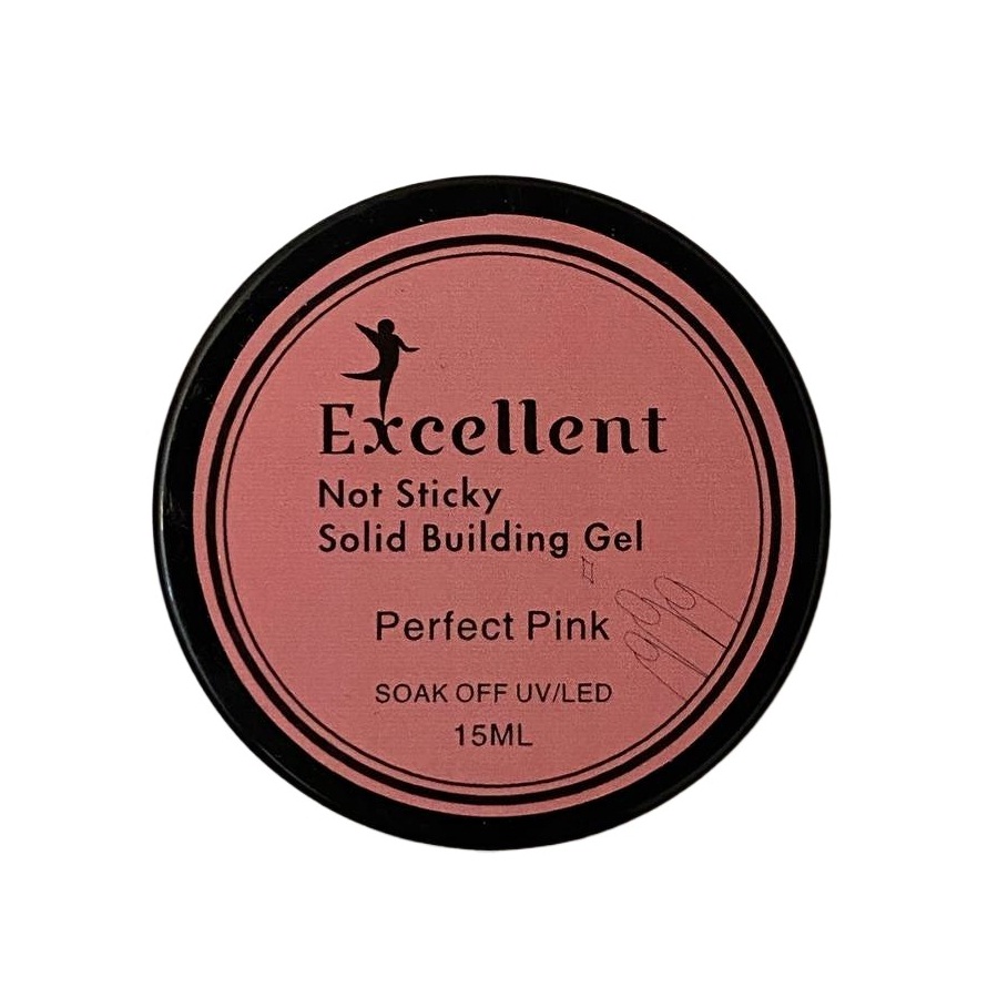 بیلدر ژل اکسلنت مدل perfect pink حجم 15 میلی لیتر