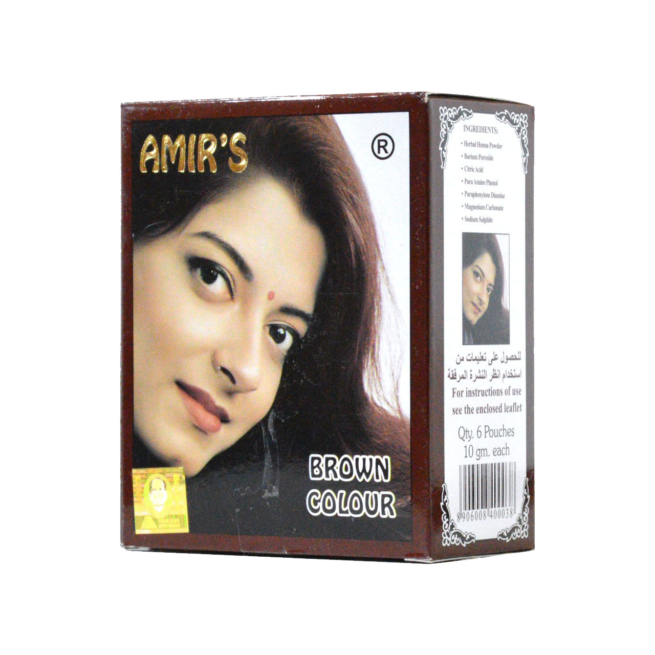 تقویت کننده موی سر حنای هندی امیر مدل henna india 600m