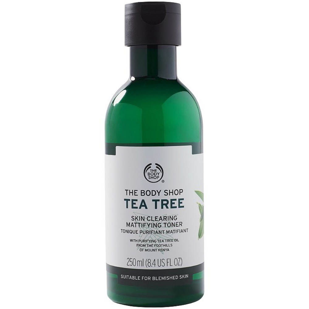 تونر بادی شاپ مدل tea tree حجم 250 میلی لیتر