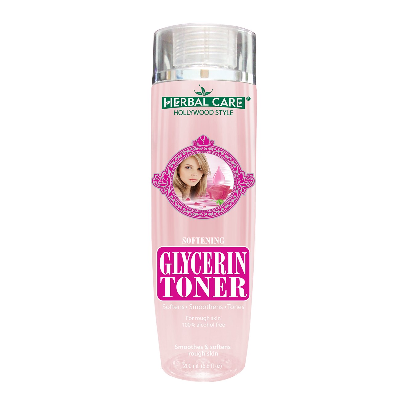 تونر نرم کننده هالیوود استایل مدل glycerin حجم 200 میل