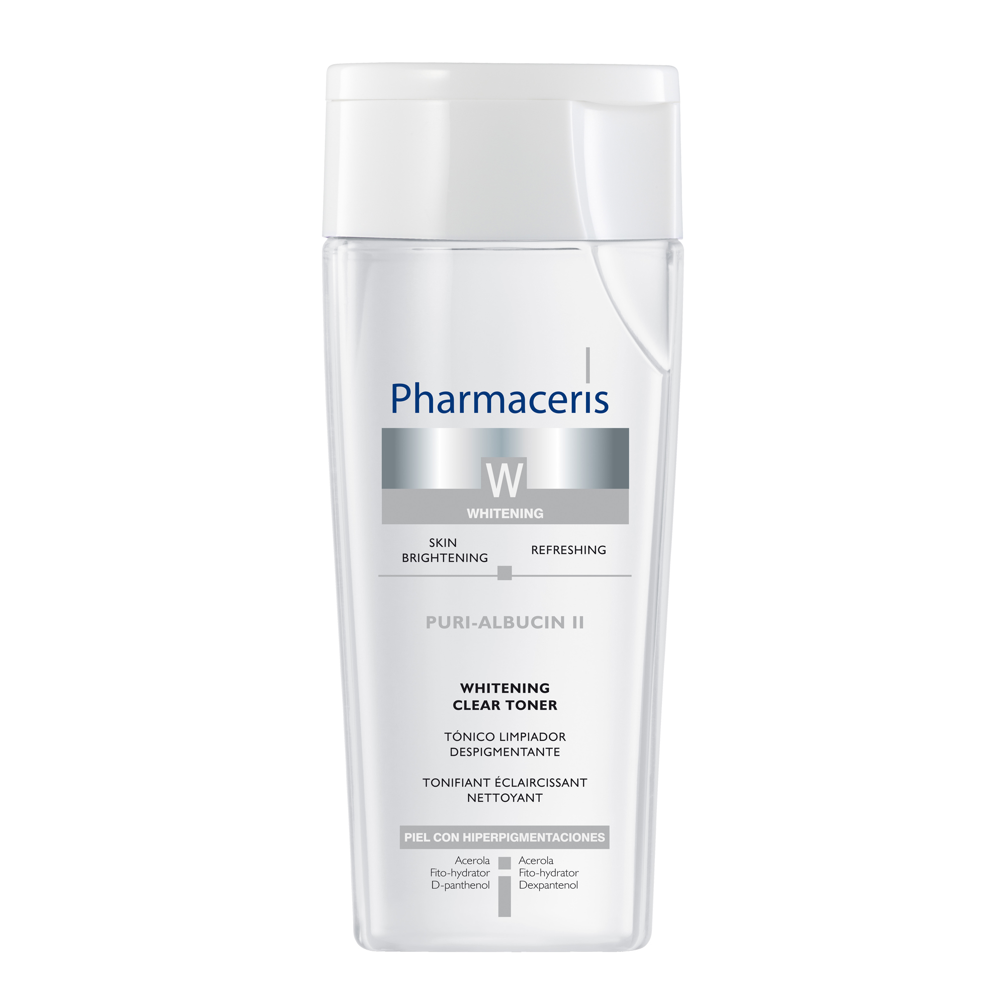 تونر پاک کننده آرایش صورت فارماسریز مدل puri albucin ii حجم 200 میلی لیتر