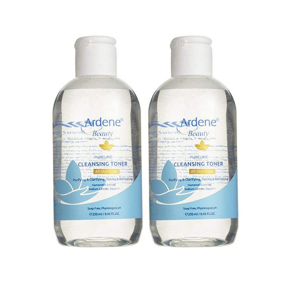 تونر پاک کننده صورت آردن بیوتی مدل purifying حجم 250 میلی لیتر بسته 2 عددی