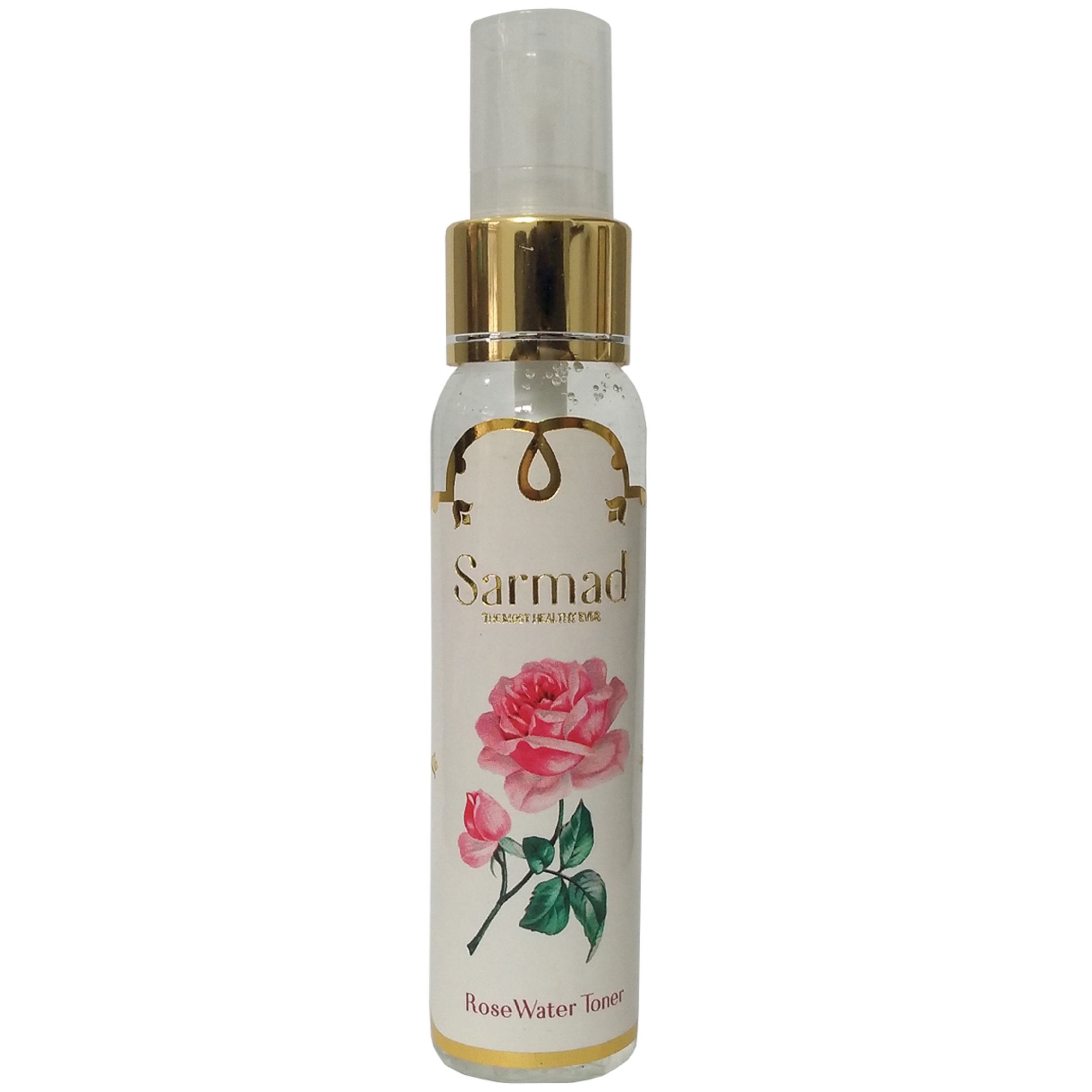 تونر پاک کننده صورت سرمد مدل rose water حجم 60 میلی لیتر بسته 6 عددی