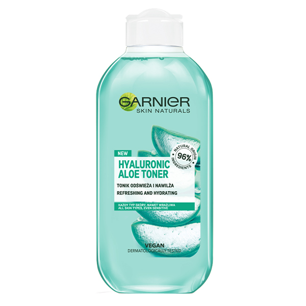 تونر پاک کننده صورت گارنیه مدل aloe حجم 200 میلی لیتر