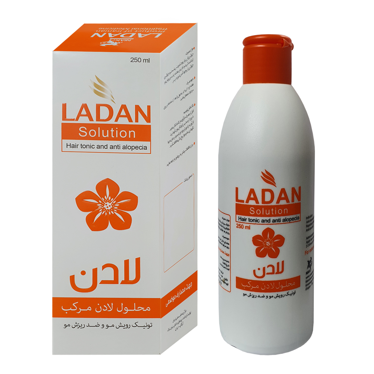 تونیک ضد ریزش مو لادن مدل solution حجم 250 میلی لیتر