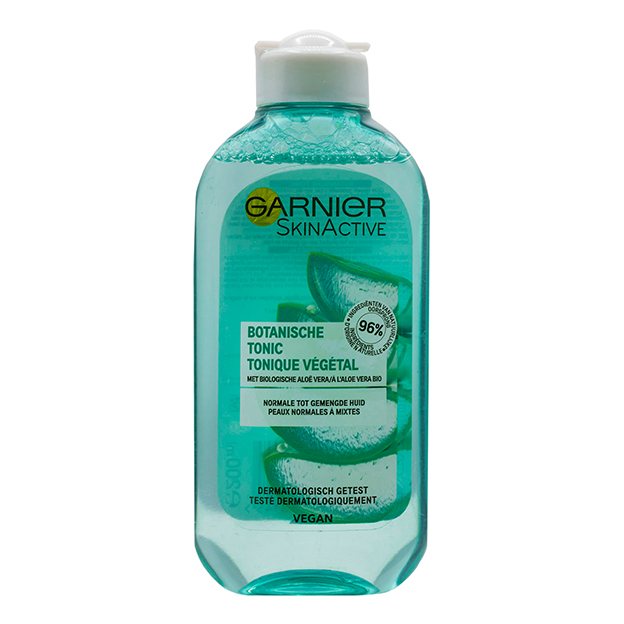 تونیک پاک کننده آرایش صورت گارنیه مدل botanische aloe vera حجم 200 میلی لیتر