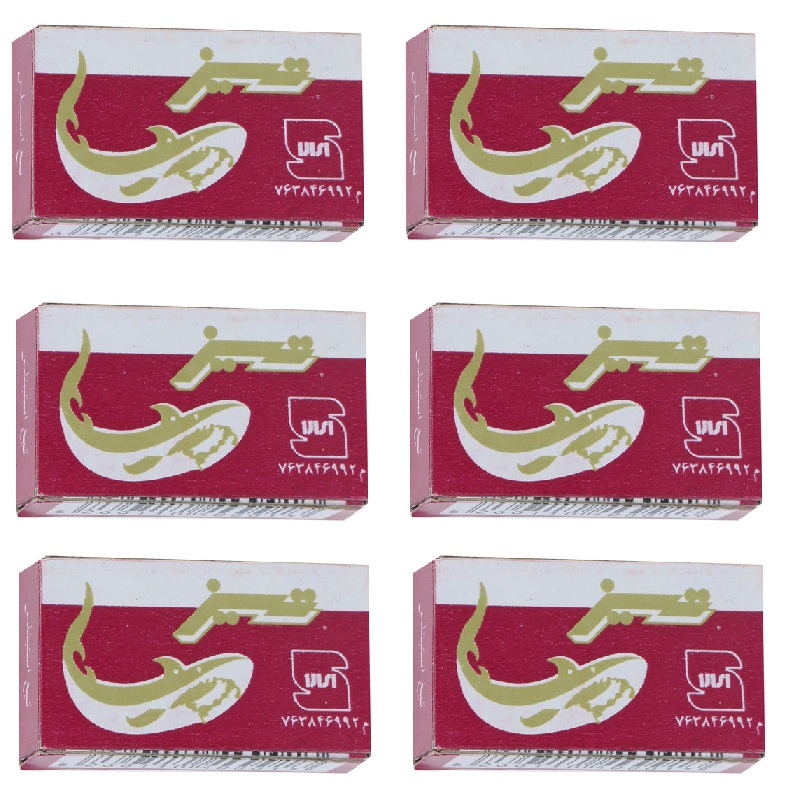 تیغ یدک تیز مدل سنتی مجموعه 6 عددی