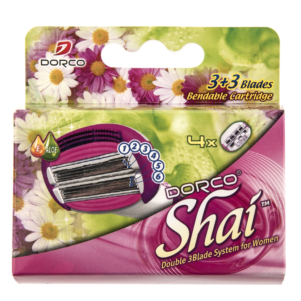 تیغ یدک دورکو مدل shai 6 بسته 4 عددی