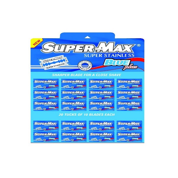 تیغ یدک سوپر مکس مدل blue plus مجموعه 20 عددی
