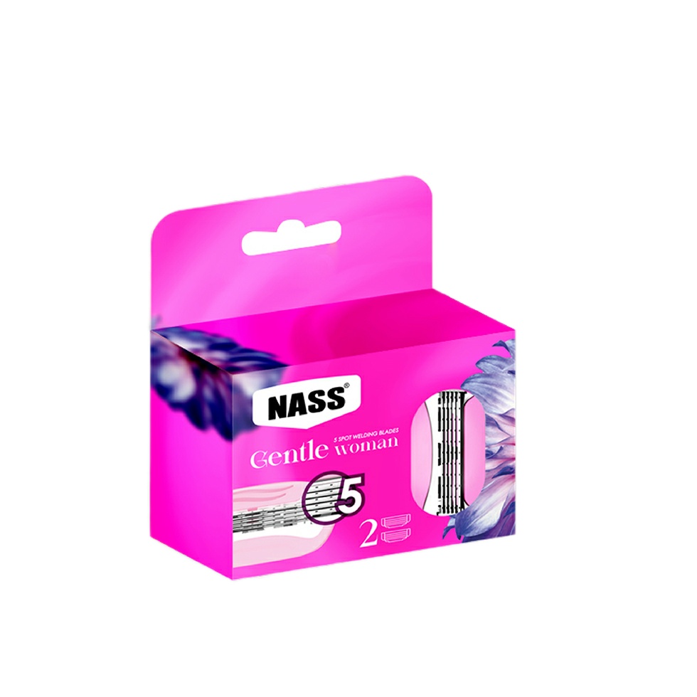 تیغ یدک ناس مدل gentle woman بسته 2 عددی