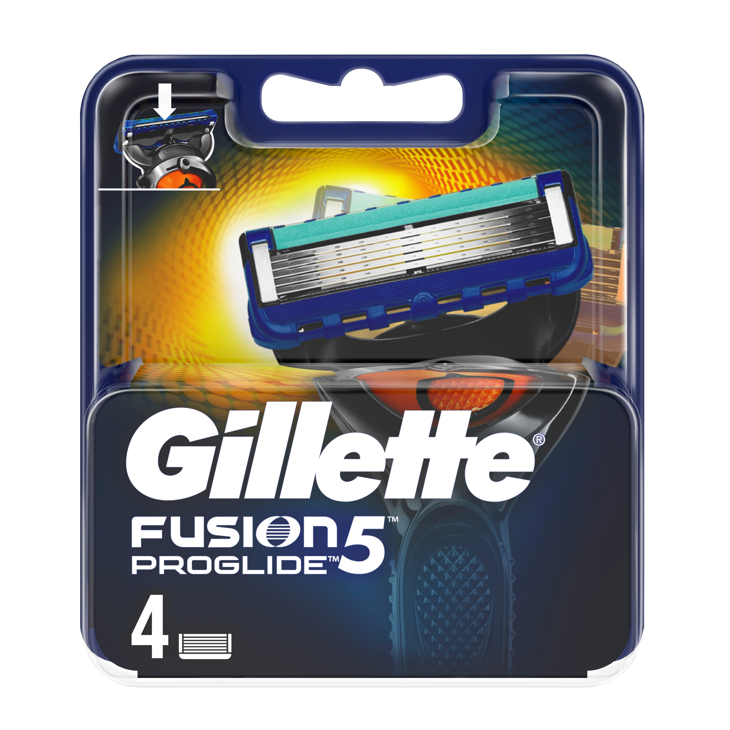 تیغ یدک ژیلت مدل fusion 5 proglide بسته 4 عددی