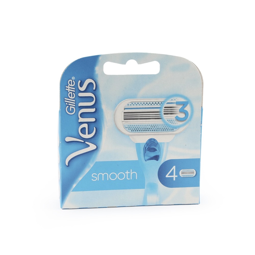 تیغ یدک ژیلت مدل venus smooth ‏بسته 4 عددی