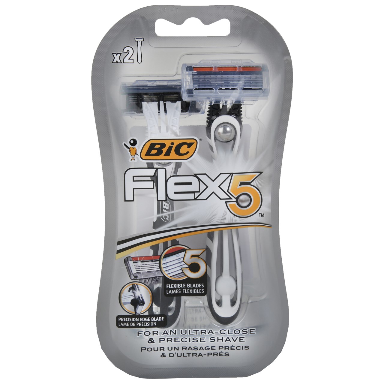 خود تراش بیک مدل flex 5 بسته 2 عددی