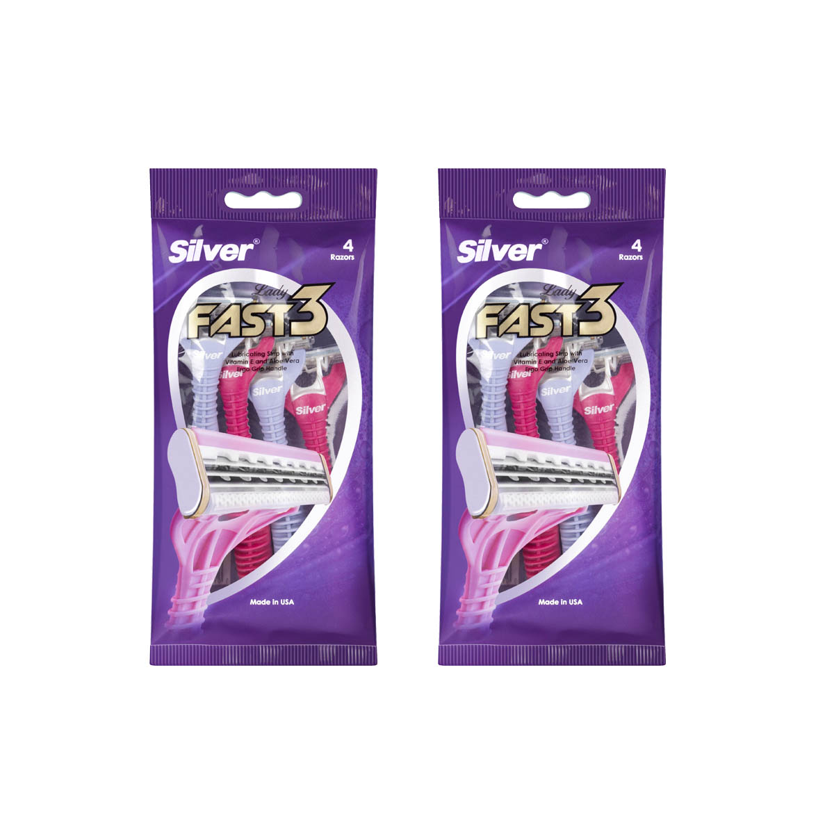 خود تراش سیلور مدل fast3 lady مجموعه 2 عددی