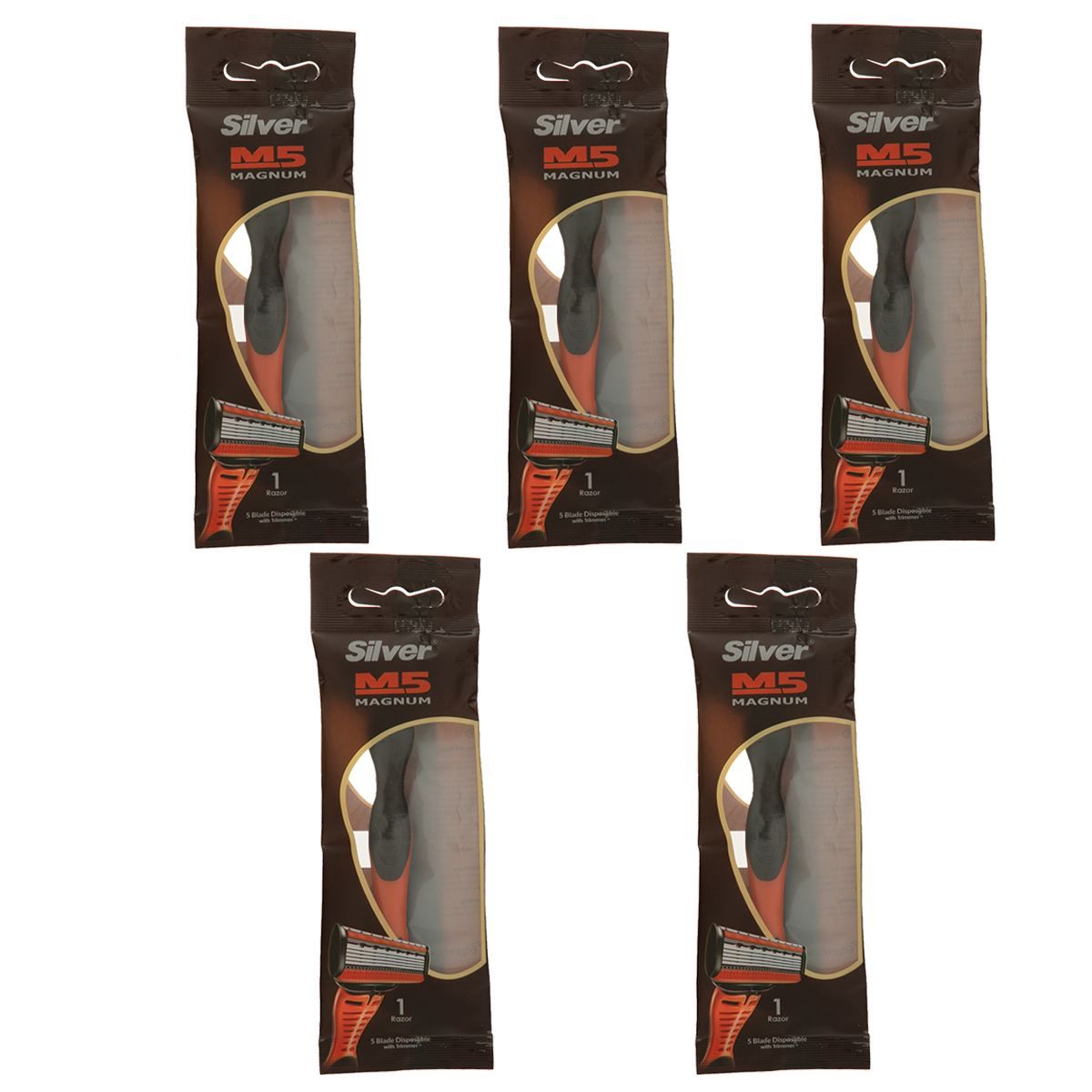 خود تراش سیلور مدل magnum m5 مجموعه 5 عددی