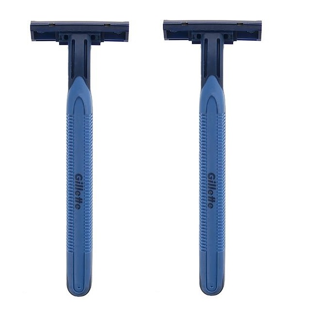 خود تراش ژیلت مدل 2 blue بسته 2 عددی