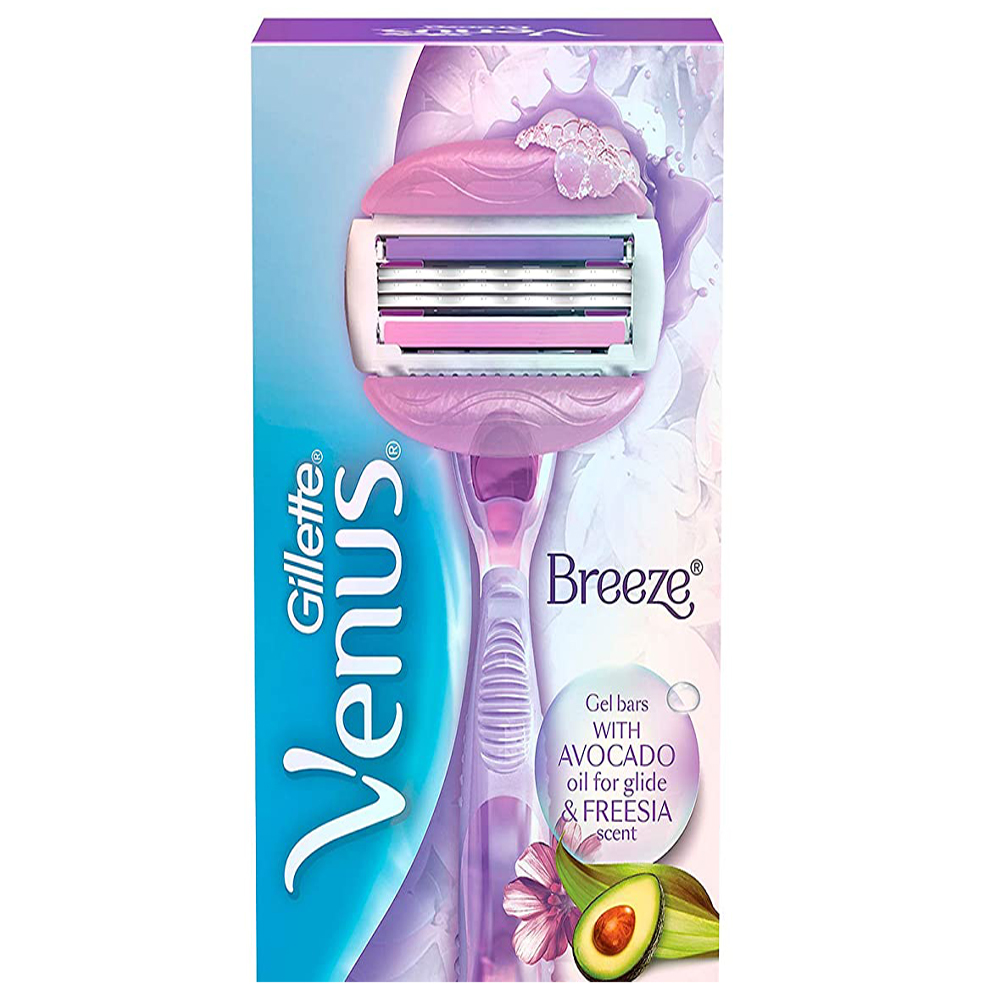 خود تراش ژیلت مدل venus breeze with avocado