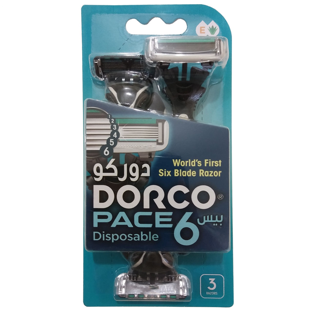 خودتراش دورکو مدل pace 6 disposable بسته 3 عددی