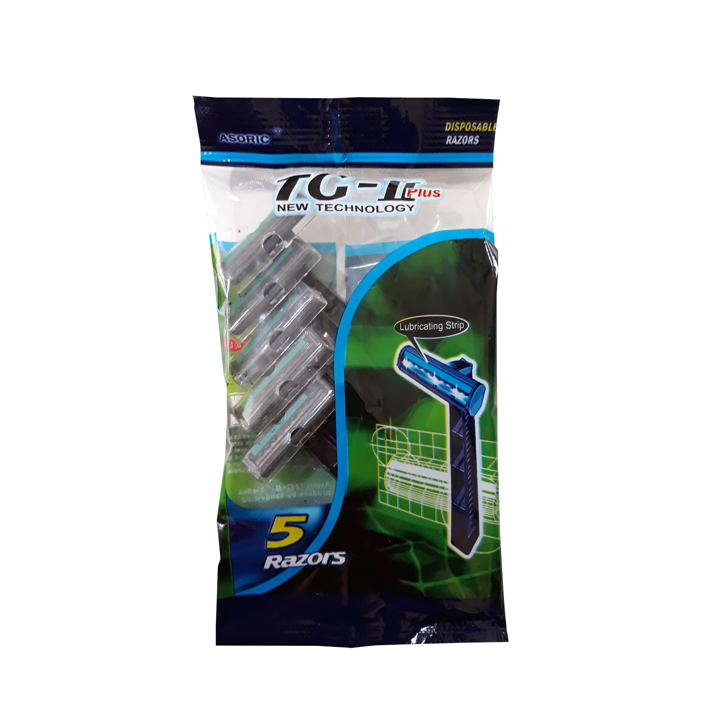 خودتراش مردانه آسوریک مدل tg ii plus بسته 5 عددی