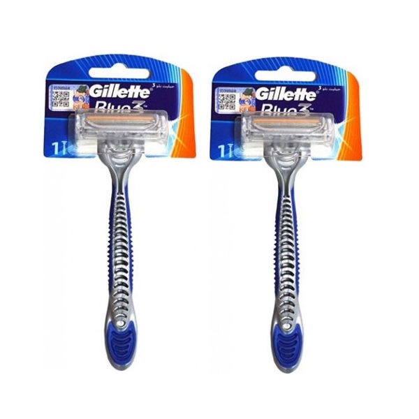 خودتراش ژیلت مدل blue 3 comfort بسته 2 عددی