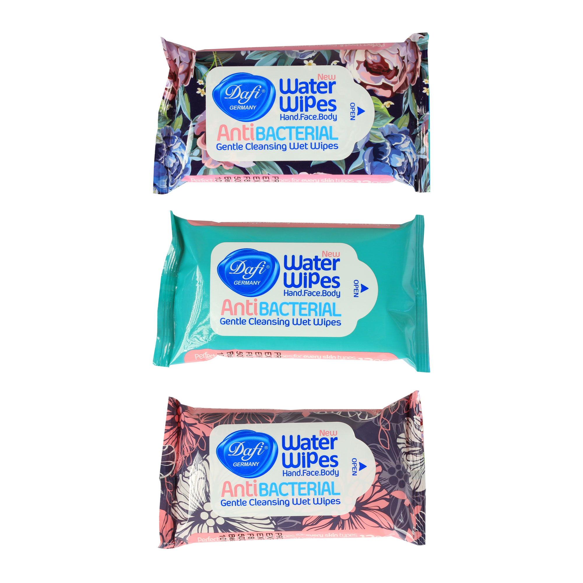 دستمال مرطوب دافی مدل anti bacterial g مجموعه 3 عددی