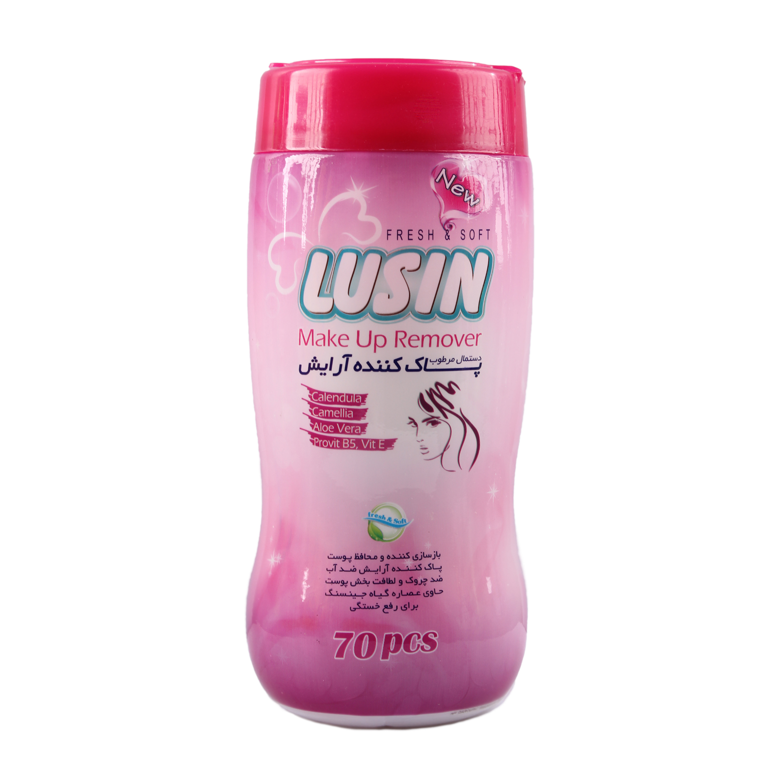 دستمال مرطوب لوسین کد 03 بسته 70 عددی