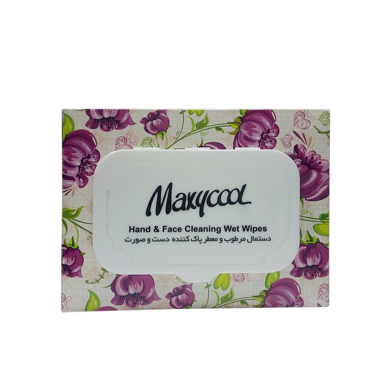 دستمال مرطوب ماکسی کول مدل hand & face بسته 40 عددی