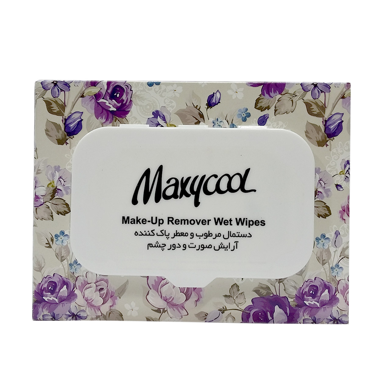دستمال مرطوب ماکسی کول مدل make up 3 بسته 40 عددی