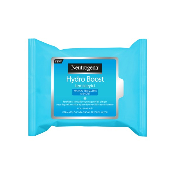 دستمال مرطوب نوتروژینا مدل hydro boost بسته ۲۵ عددی