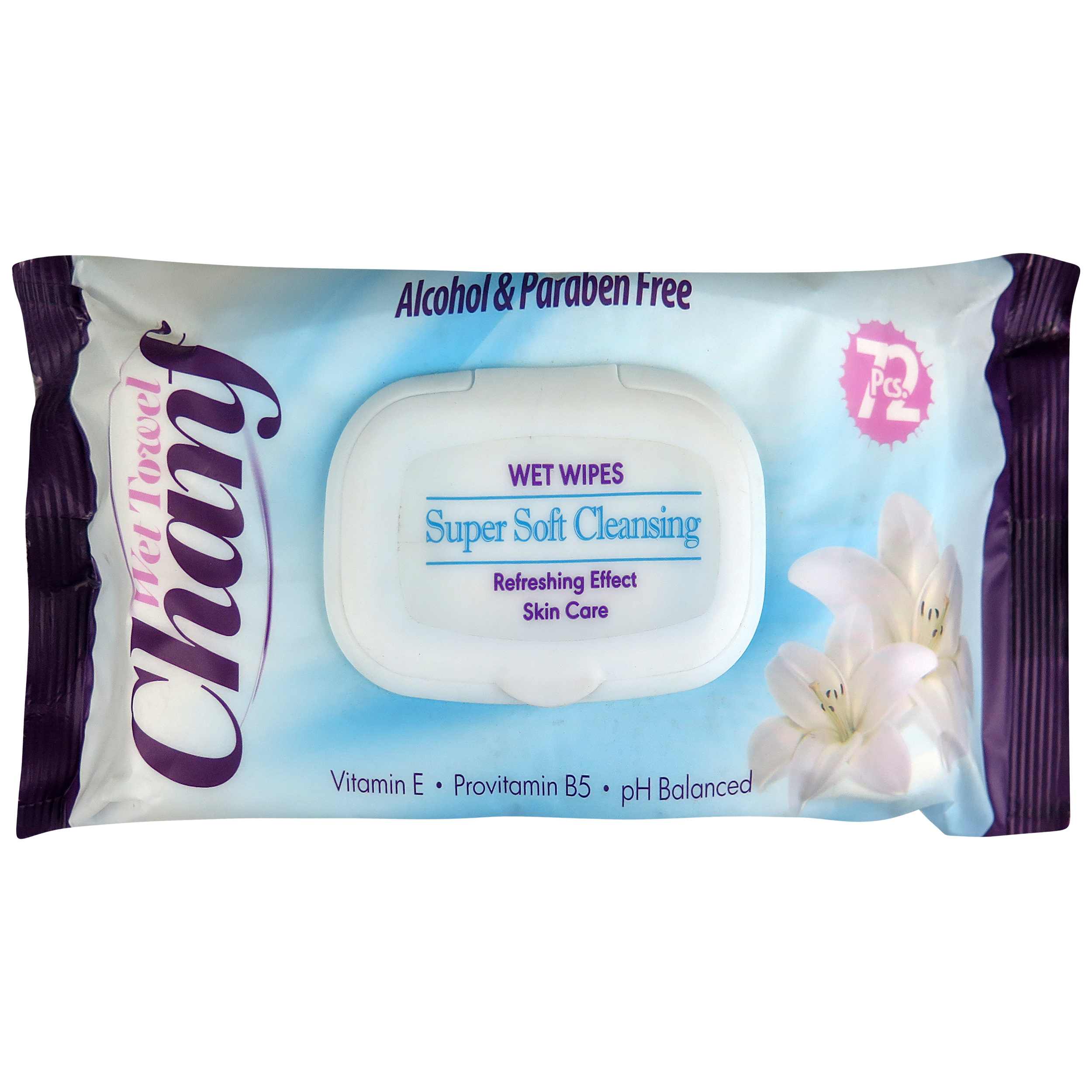 دستمال مرطوب چانف مدل super soft g بسته 72 عددی