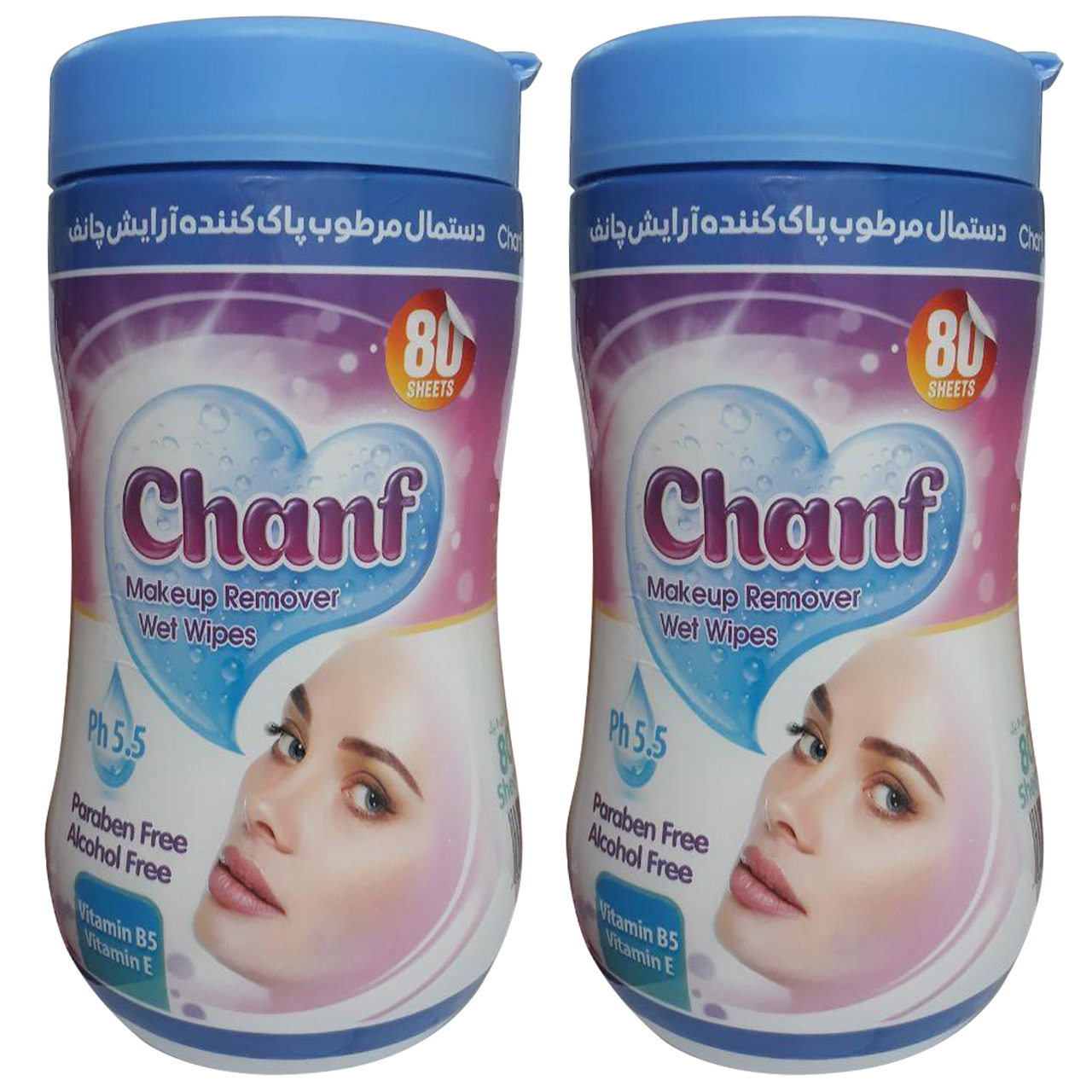 دستمال مرطوب چانف کد ch800 مجموعه 2 عددی