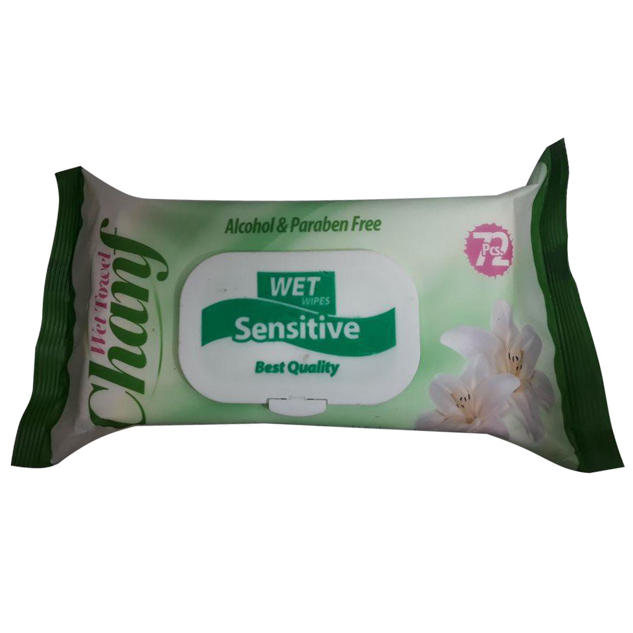 دستمال مرطوب چانف کد sa 1010 بسته 72 عددی