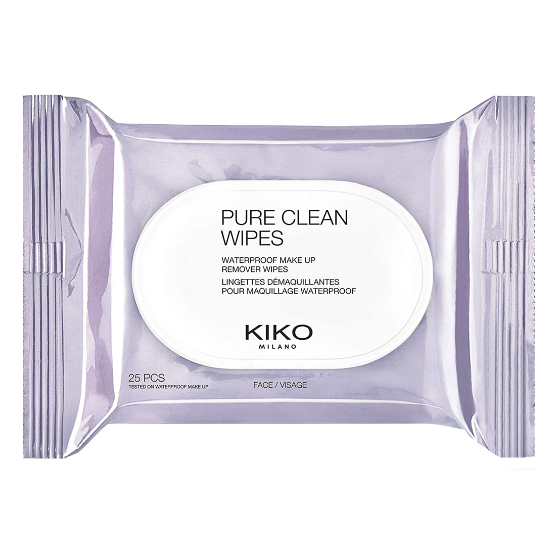 دستمال مرطوب کیکو میلانو مدل pure clean بسته 25 عددی