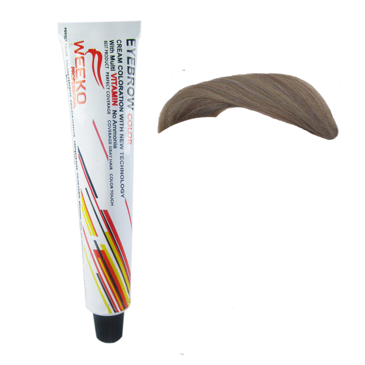 رنگ ابرو ویکو سری light smoky blonde شماره wa7