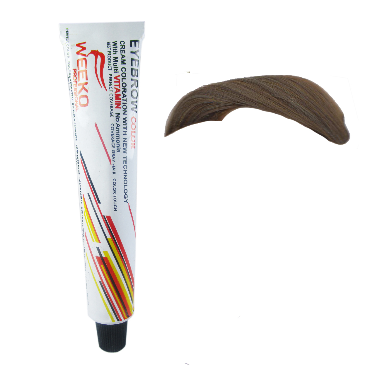 رنگ ابرو ویکو سری medium matt blonde شماره wm6