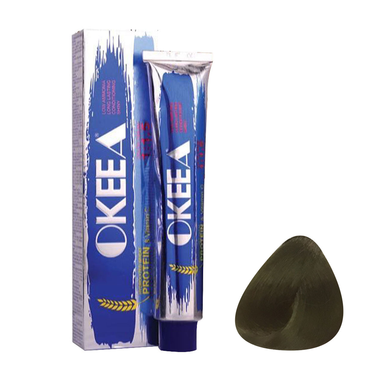رنگ مو اکیا سری olive شماره 9.3 حجم 100 میلی لیتر رنگ بلوند زیتونی بسیار روشن