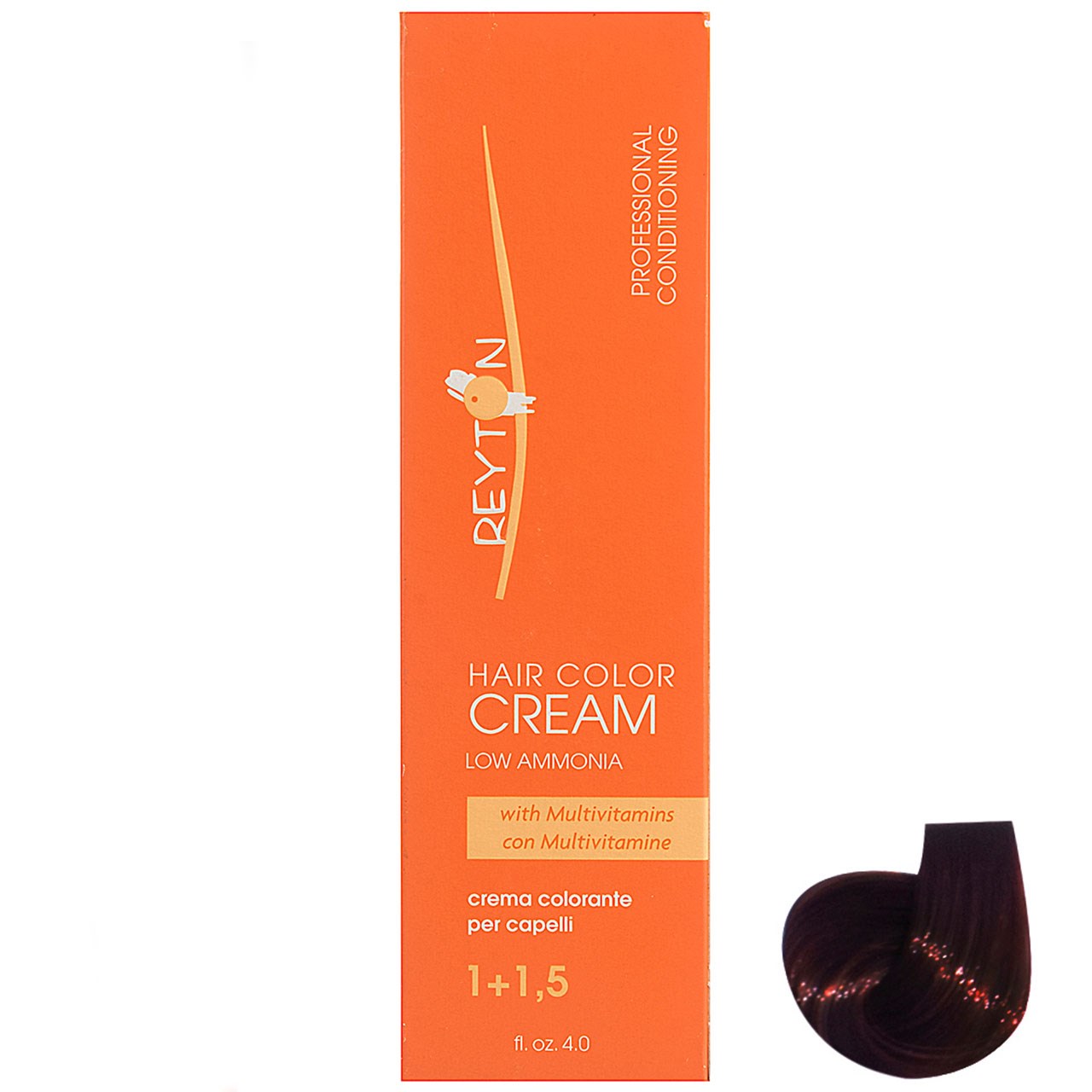 رنگ مو ریتون سری castano chestnut مدل fashion blonde شماره 7.23 حجم 120 میلی لیتر رنگ بلوند فندقی