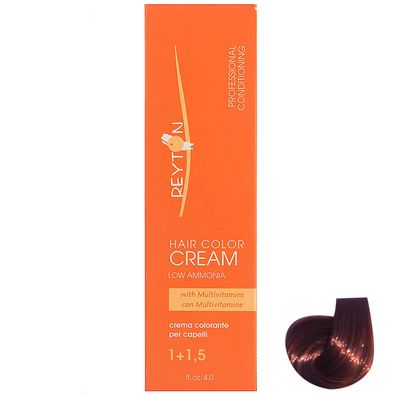 رنگ مو ریتون سری red مدل mahogany blonde شماره 7.5 حجم 120 میلی لیتر رنگ ماهگونی