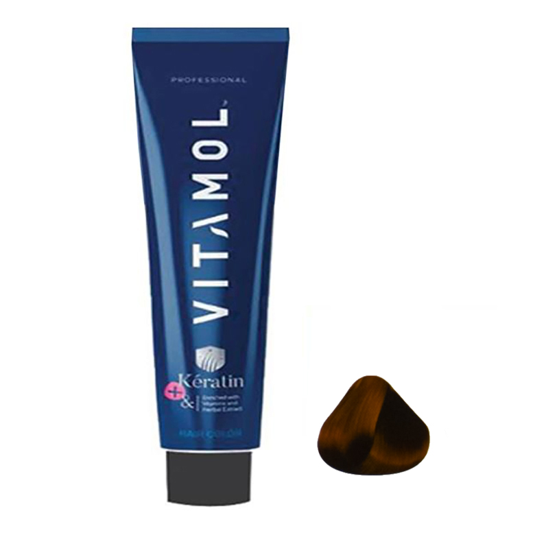 رنگ مو ویتامول سری smoky شماره 4.1 حجم 120 میلی لیتر رنگ قهوه ای دودی