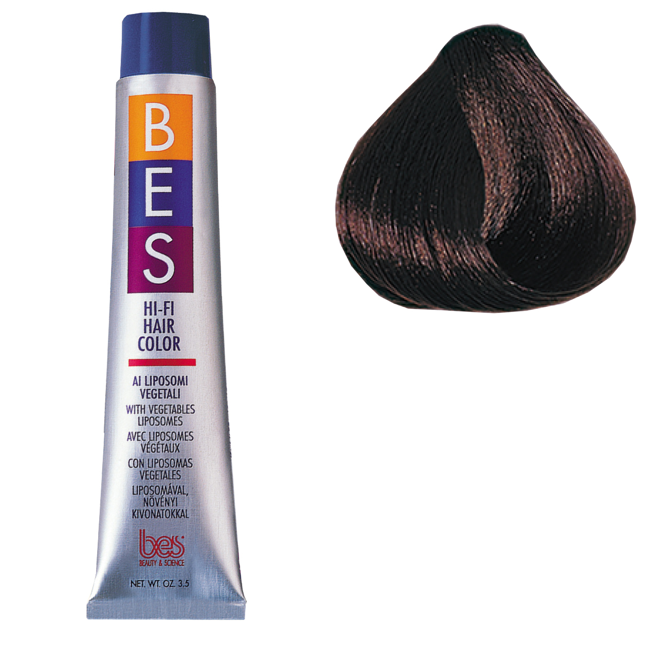 رنگ موی بس سری natural مدل brown شماره 4.0