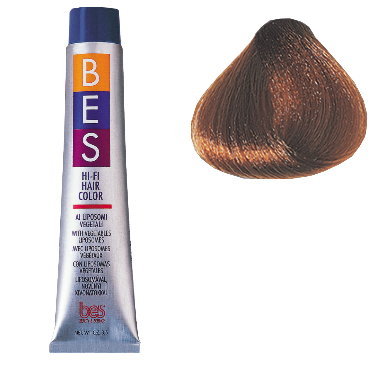 رنگ موی بس سری solari مدل cooper tobacco light blonde شماره 8.74