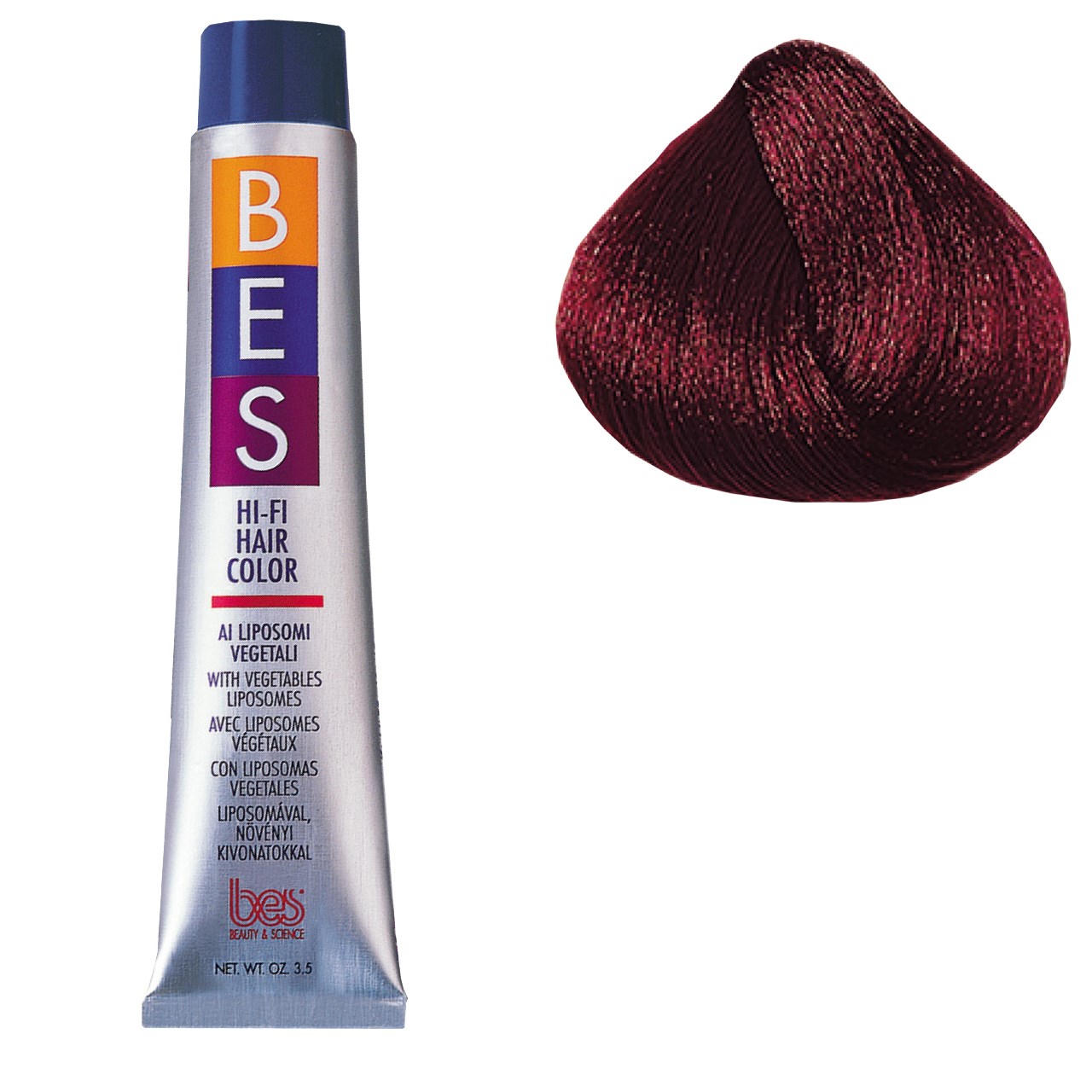 رنگ موی بس سری violet مدل dark red violet brown شماره 6.62