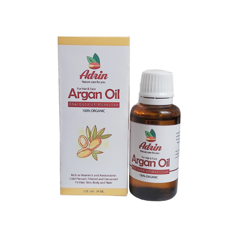 روغن آرگان آدرین مدل moroccan حجم 30 میلی لیتر
