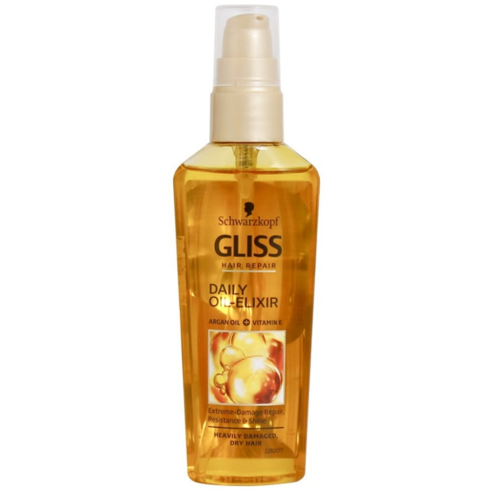 روغن آرگان گلیس مدل oil elixir حجم 75 میلی لیتر