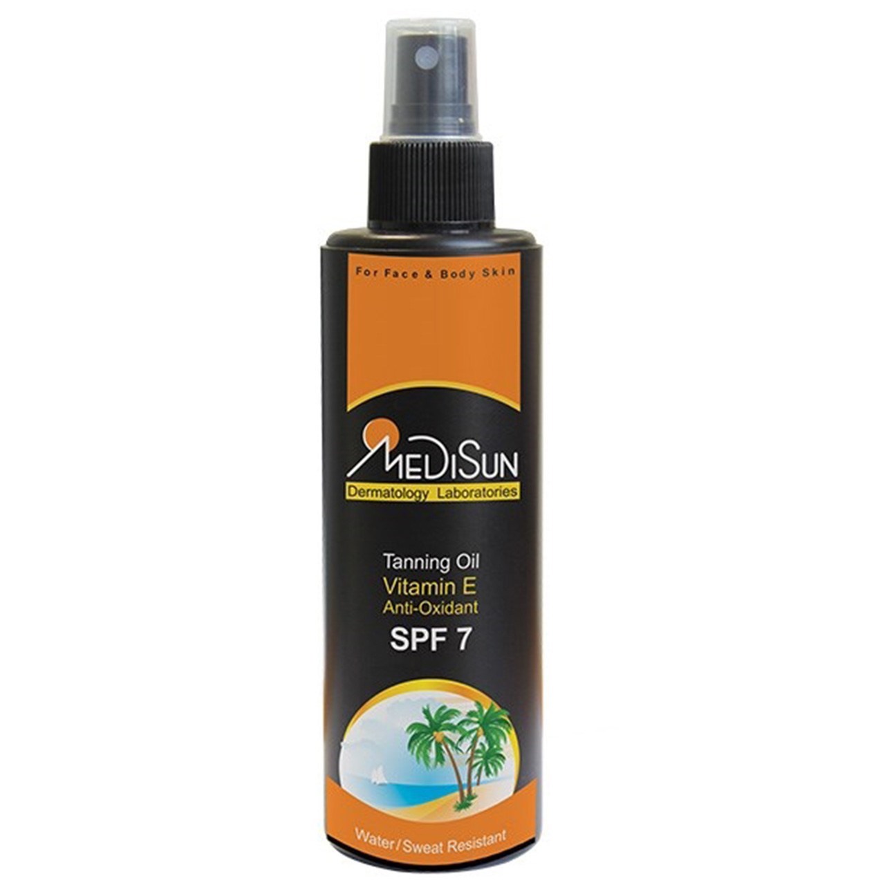 روغن آفتاب مدیسان spf7 حجم 200 میلی لیتر