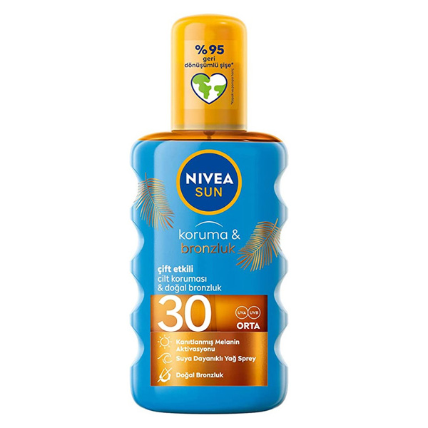 روغن آفتاب نیوآ مدل koruma and bronzluk حجم 200 میلی لیتر