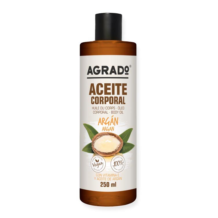 روغن بدن آگرادو مدل aceite corporal حجم 250 میلی لیتر
