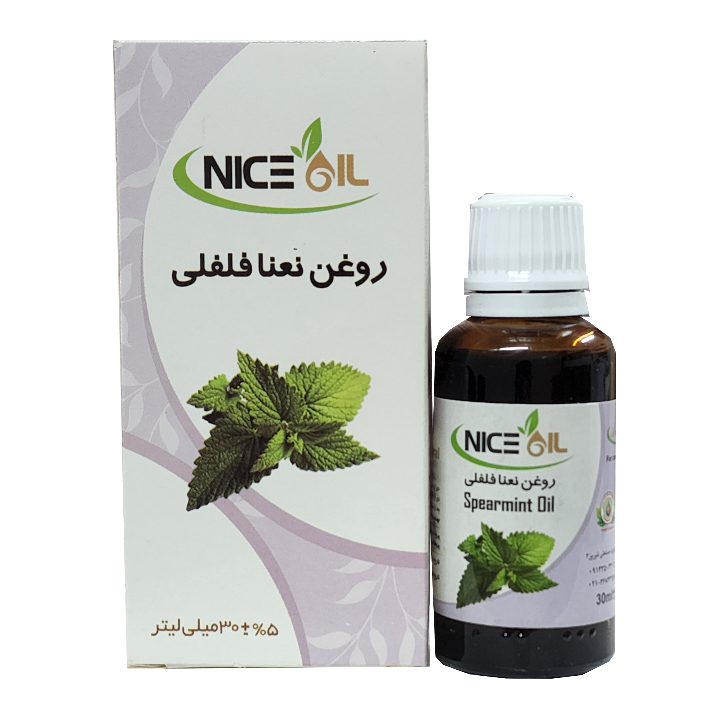 روغن بدن نایس اویل مدل نعنا فلفلی حجم 30 میلی لیتر