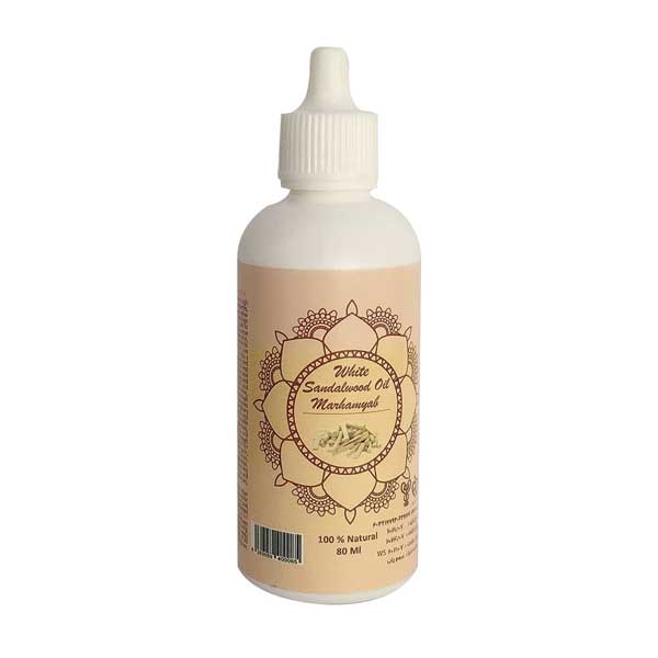 روغن بدن و صورت مرهم یاب مدل چوب صندل سفید حجم 80 میلی لیتر