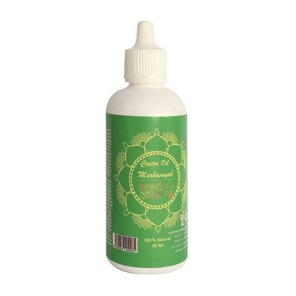 روغن بدن و صورت مرهم یاب مدل کرچک حجم 80 میلی لیتر